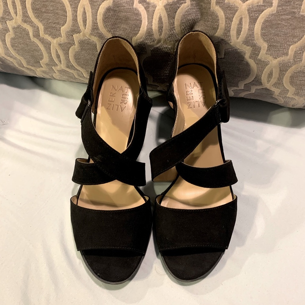 Black Block Heels